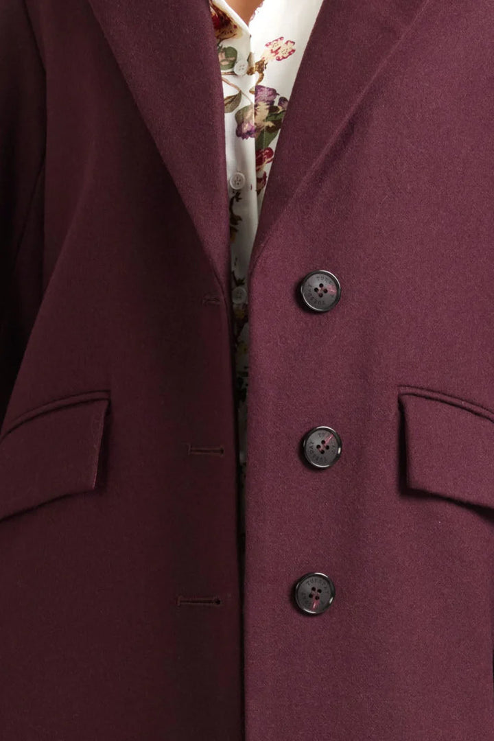 Archer Coat  Merlot