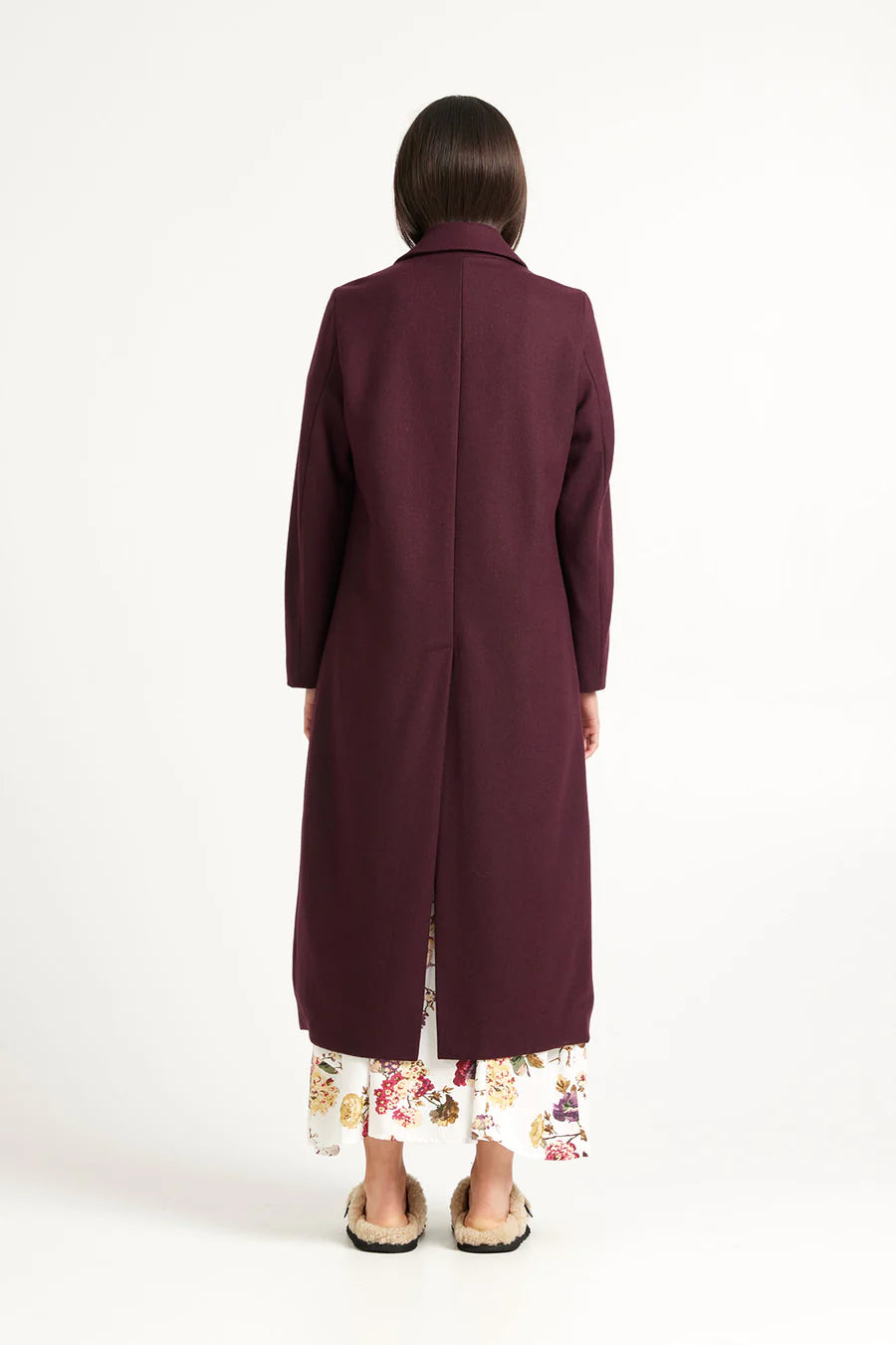 Archer Coat  Merlot
