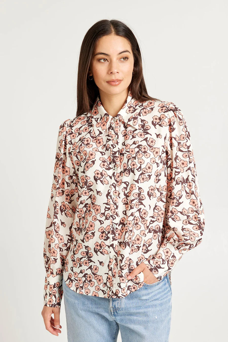 Casino Top | Blossom Print