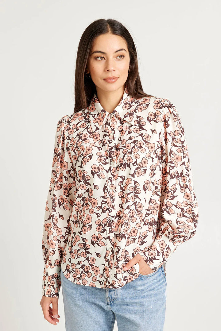 Casino Top | Blossom Print