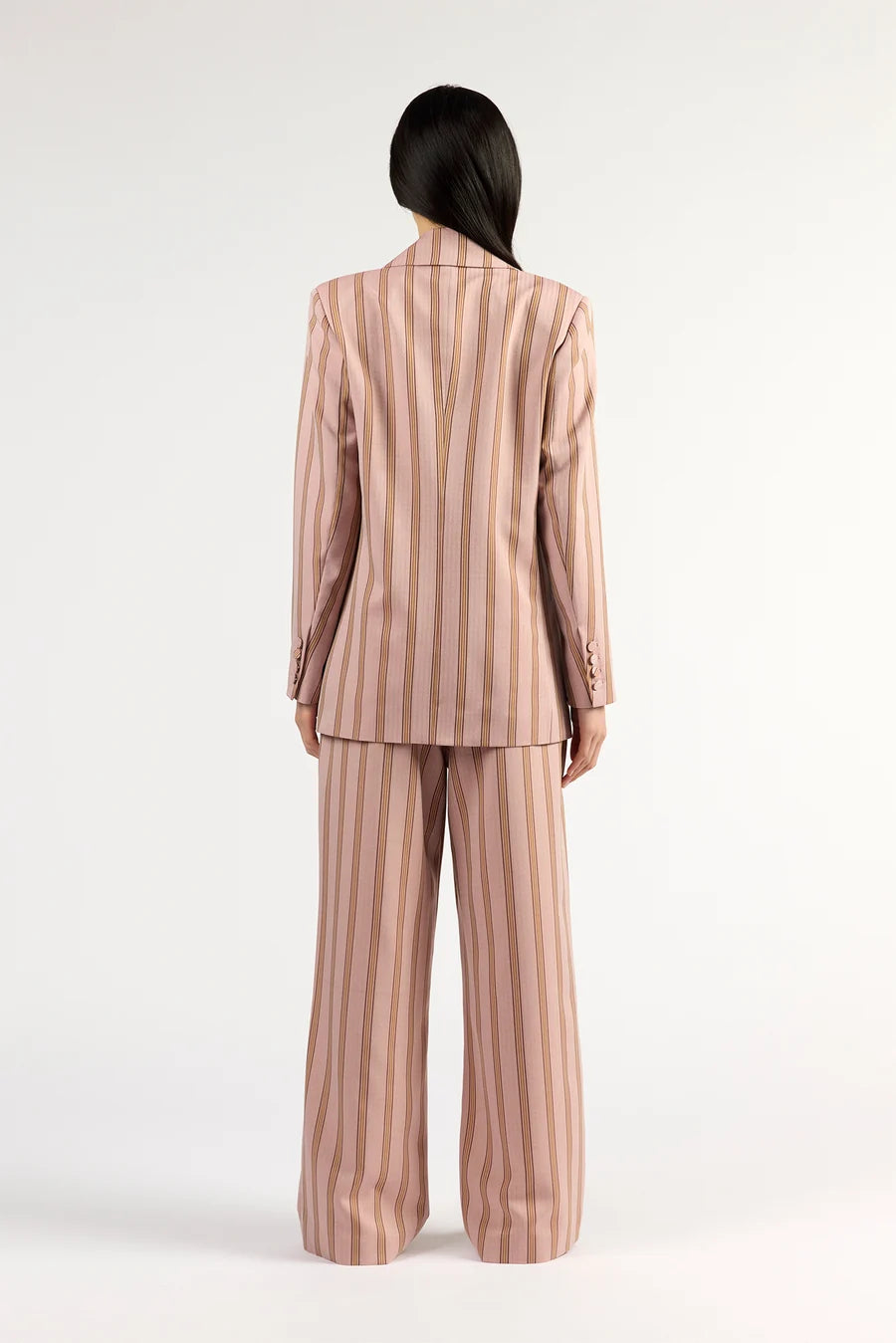 Paris Blazer | Rosewood Stripe