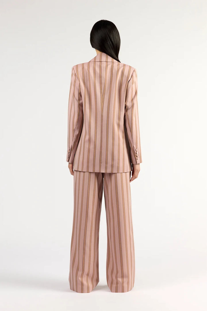 Paris Blazer | Rosewood Stripe