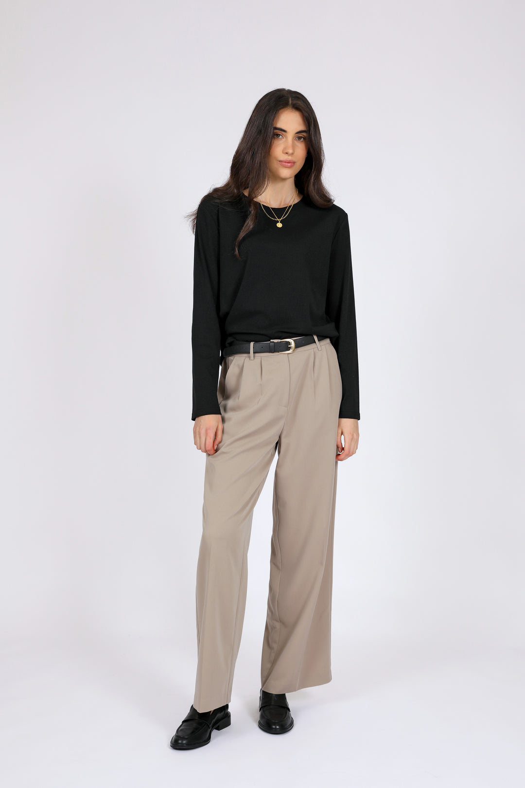 Uno Long Sleeve Tee | Black