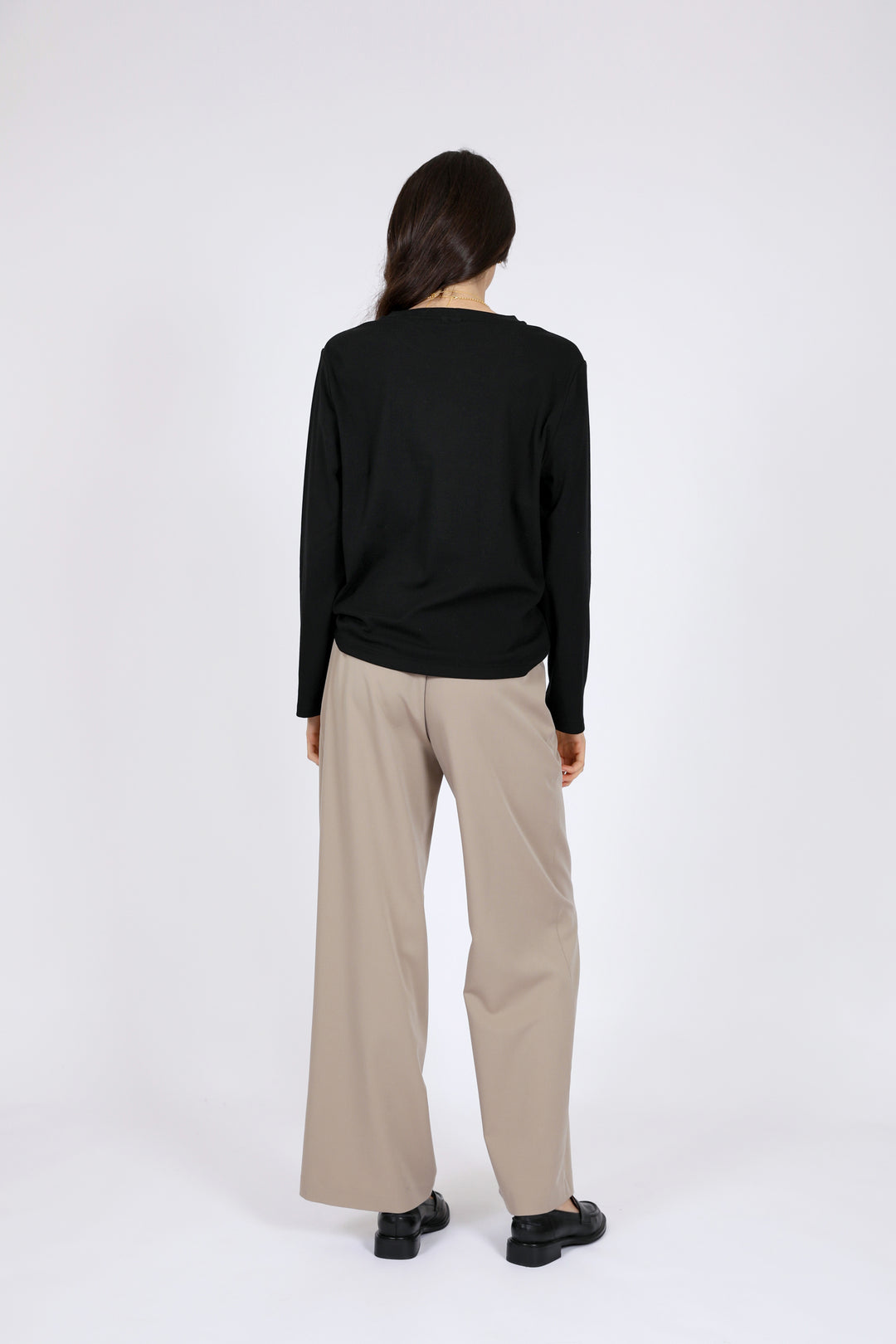 Uno Long Sleeve Tee | Black