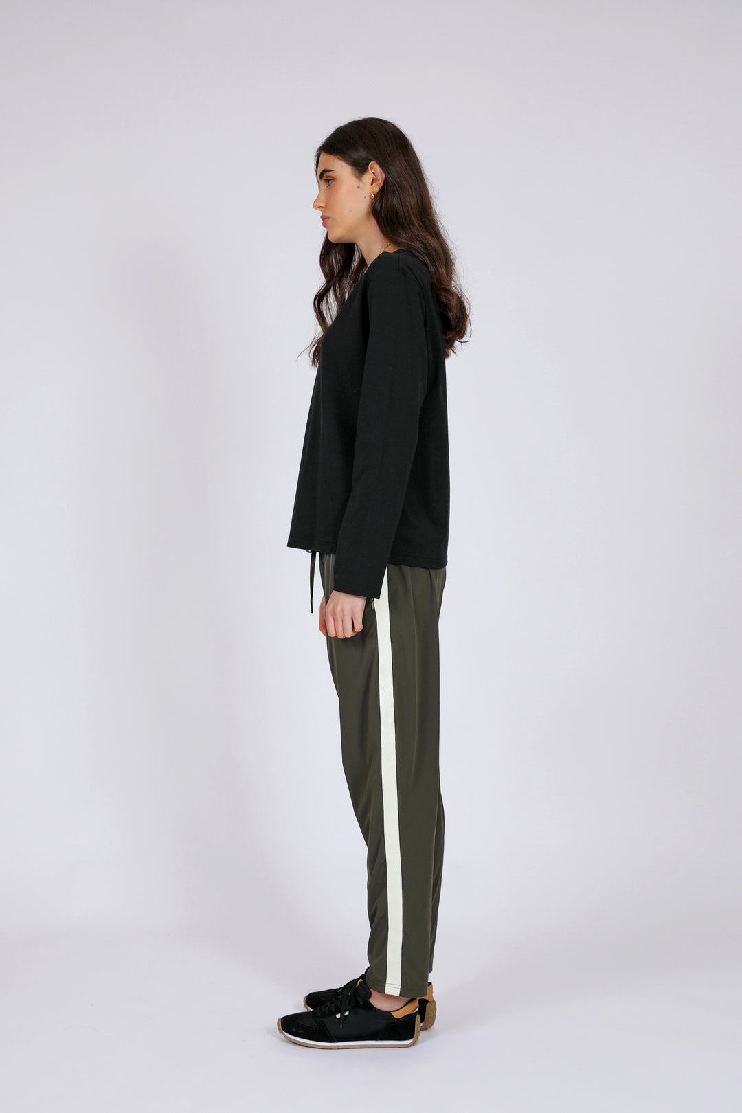 Uno Long Sleeve Tee | Black