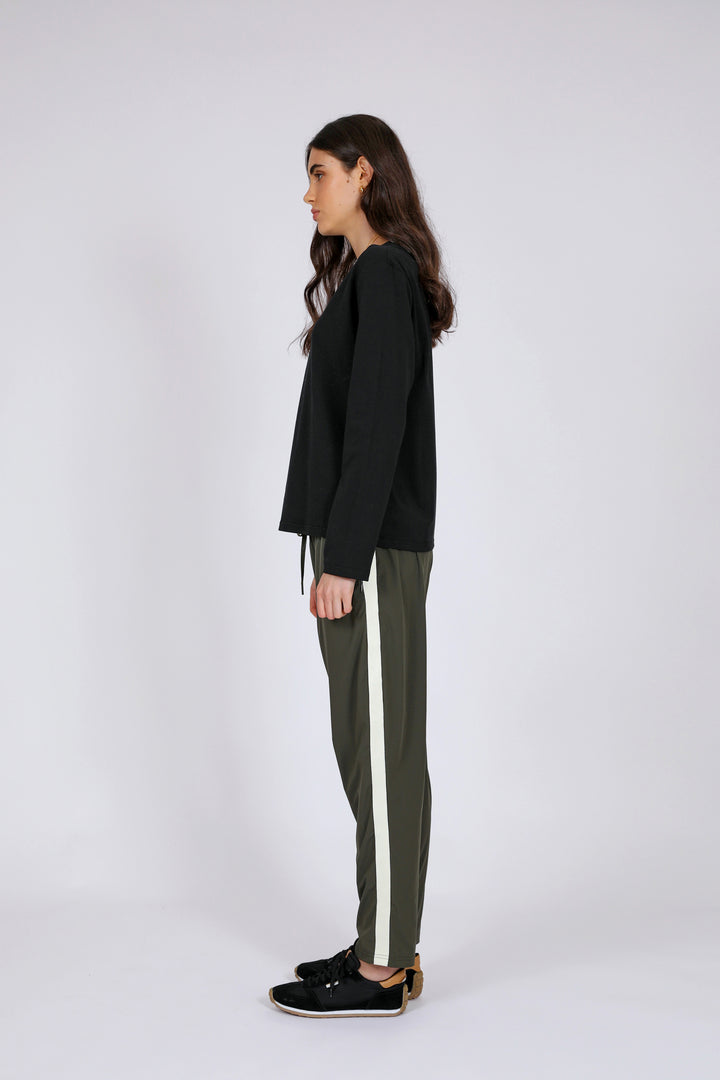 Uno Long Sleeve Tee | Black