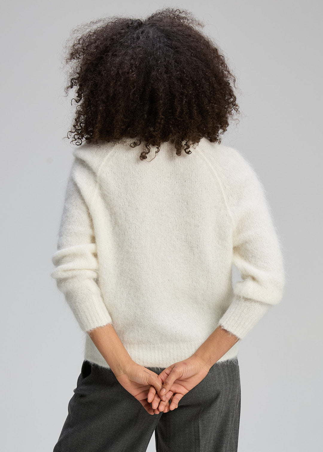 Alpaca Cardi | White