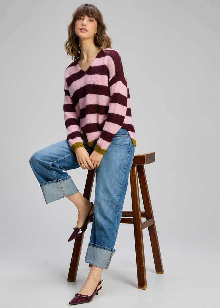 Cosy Kid Stripe | Sugar Plum