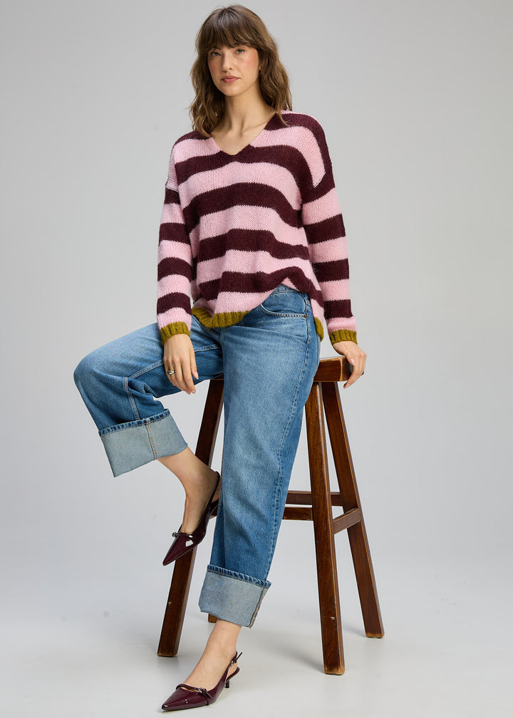 Cosy Kid Stripe | Sugar Plum