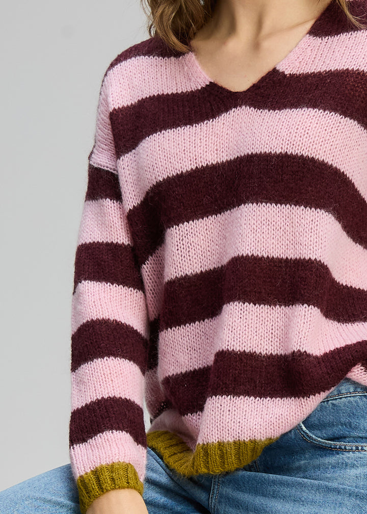 Cosy Kid Stripe | Sugar Plum