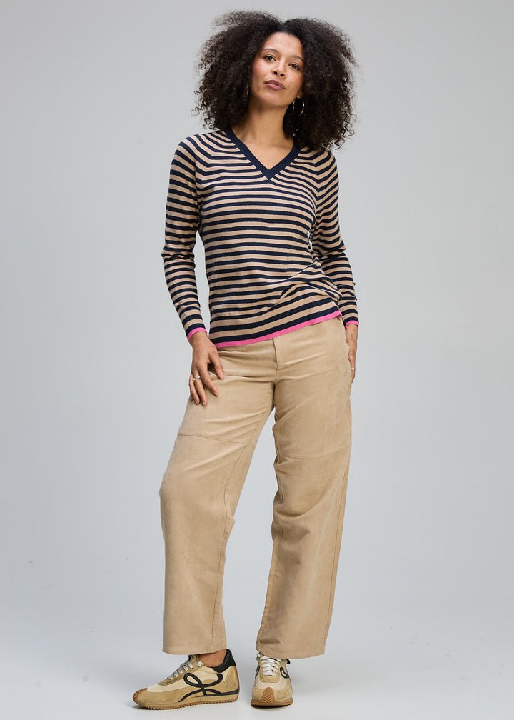 Stripe V Essential | Dark Denim