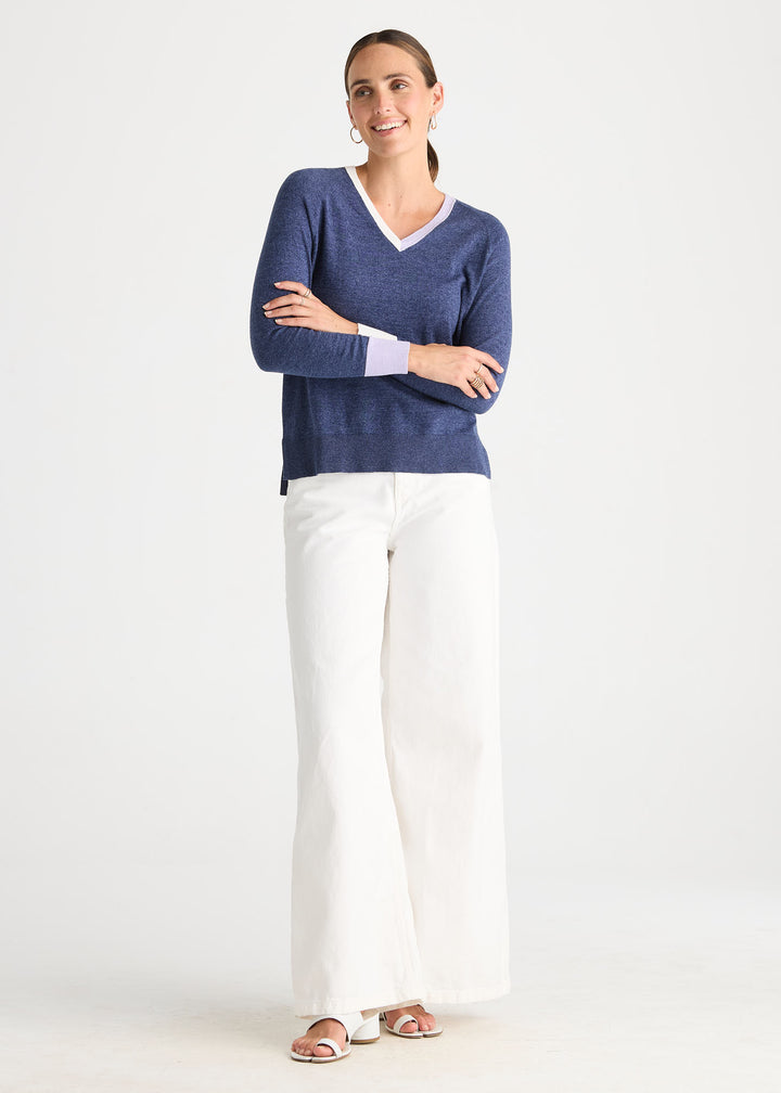 V Accent | Denim