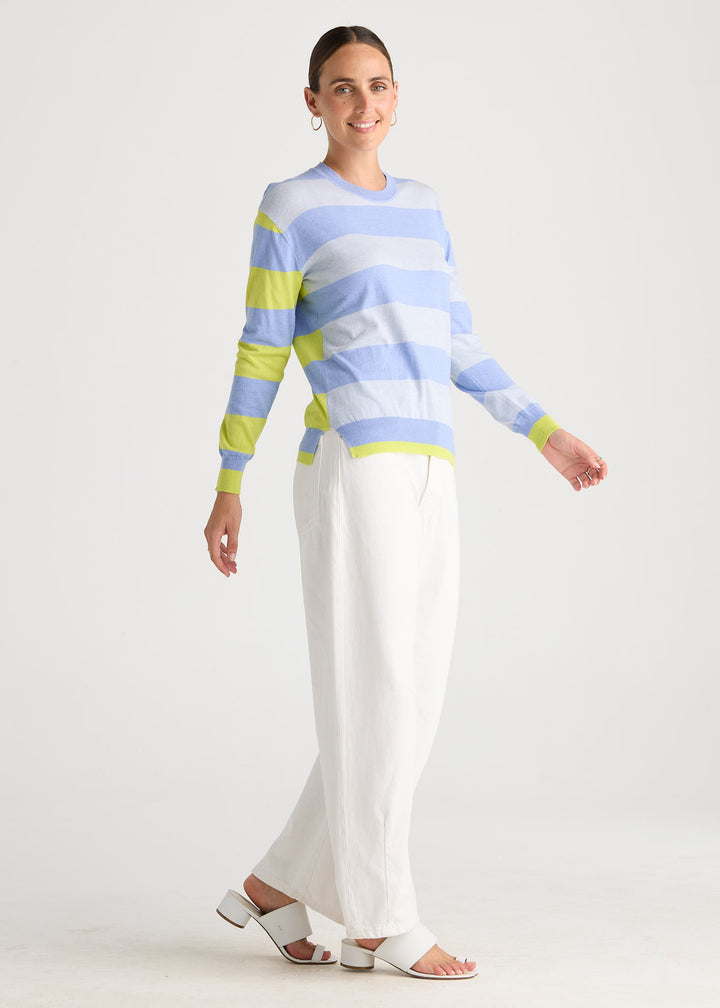 Coastal Stripe | Bluebell