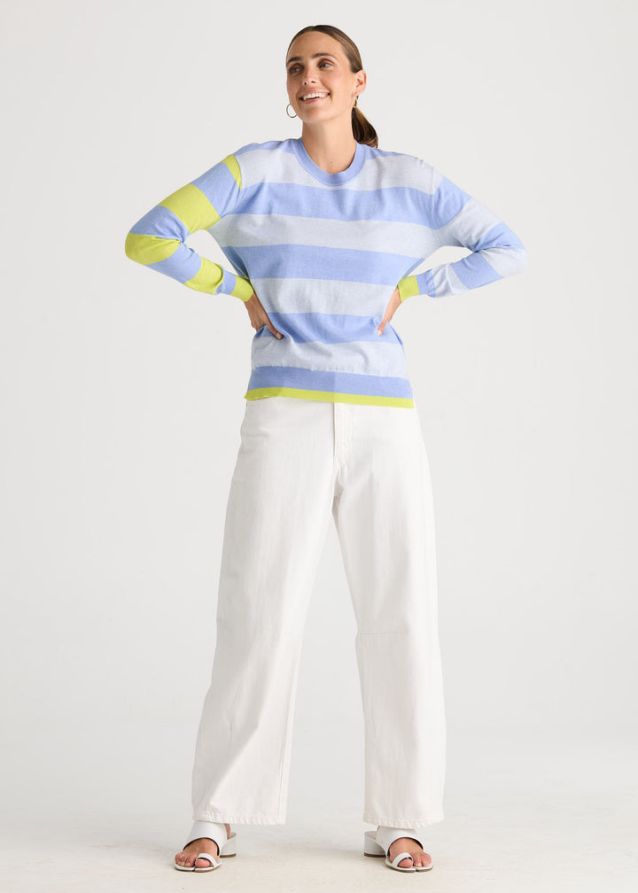 Coastal Stripe | Bluebell