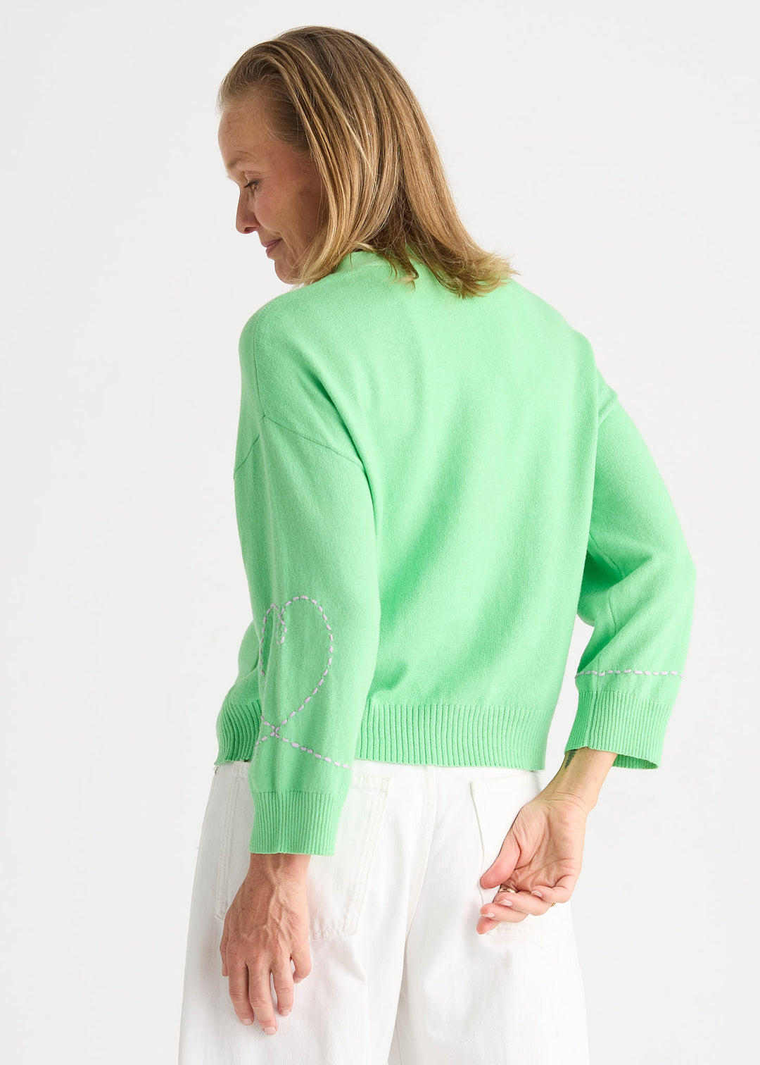 Sweet Heart Cardi | Apple