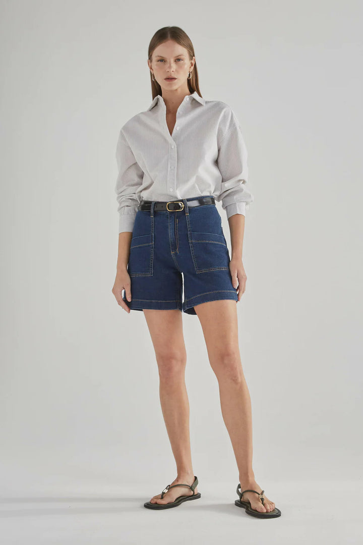 Zaplin Denim Short | Paris Blue