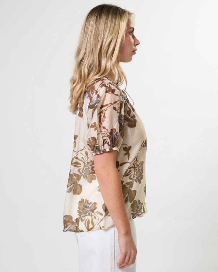 Arlo Blouse | Copper Cornflower