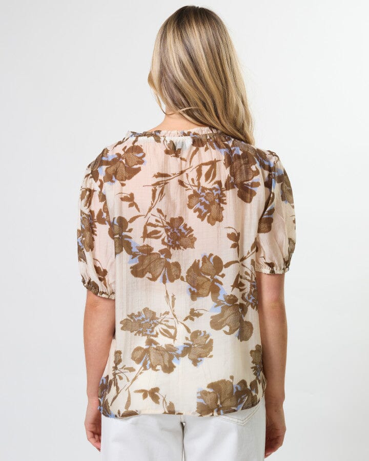 Arlo Blouse | Copper Cornflower