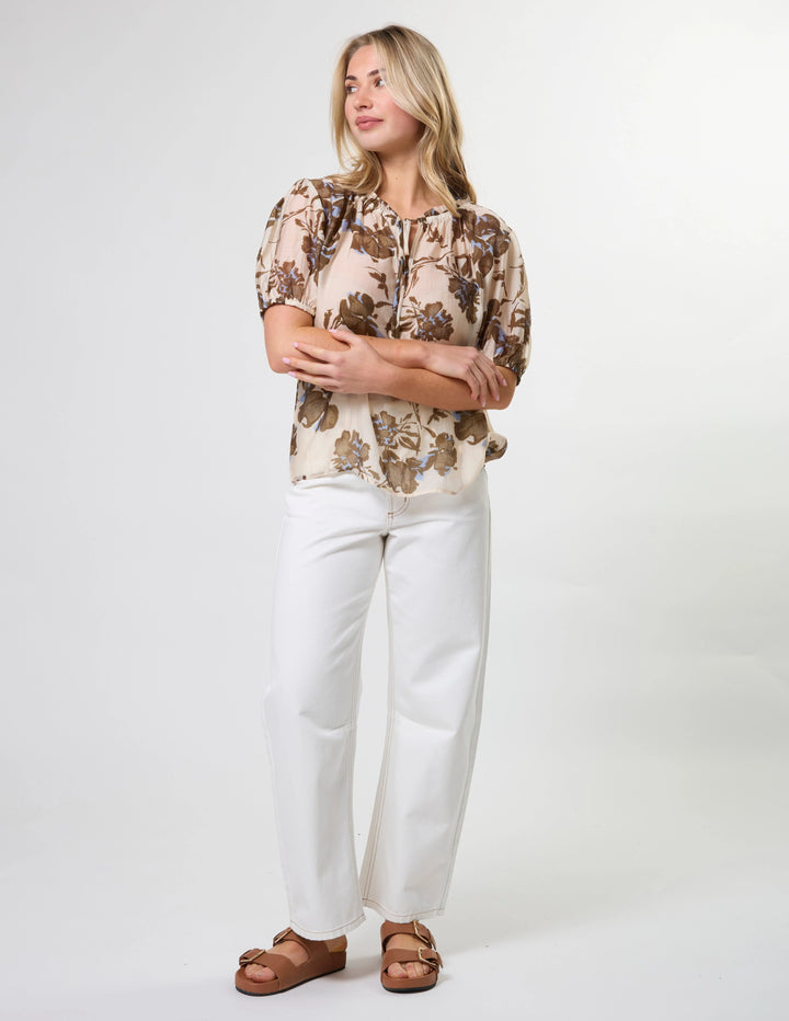 Arlo Blouse | Copper Cornflower