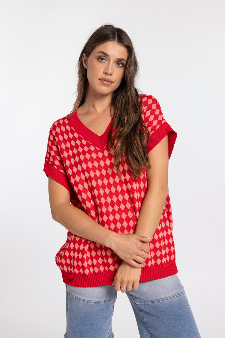 Chloe Vest | Red