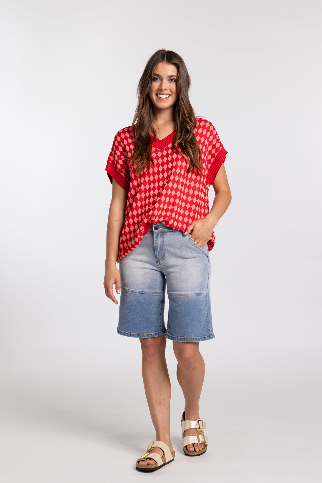 Chloe Vest | Red