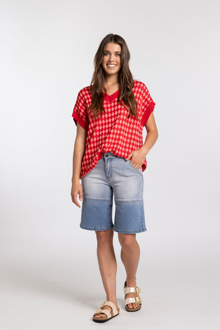 Chloe Vest | Red