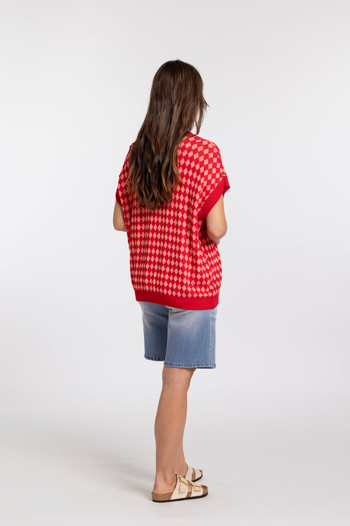 Chloe Vest | Red
