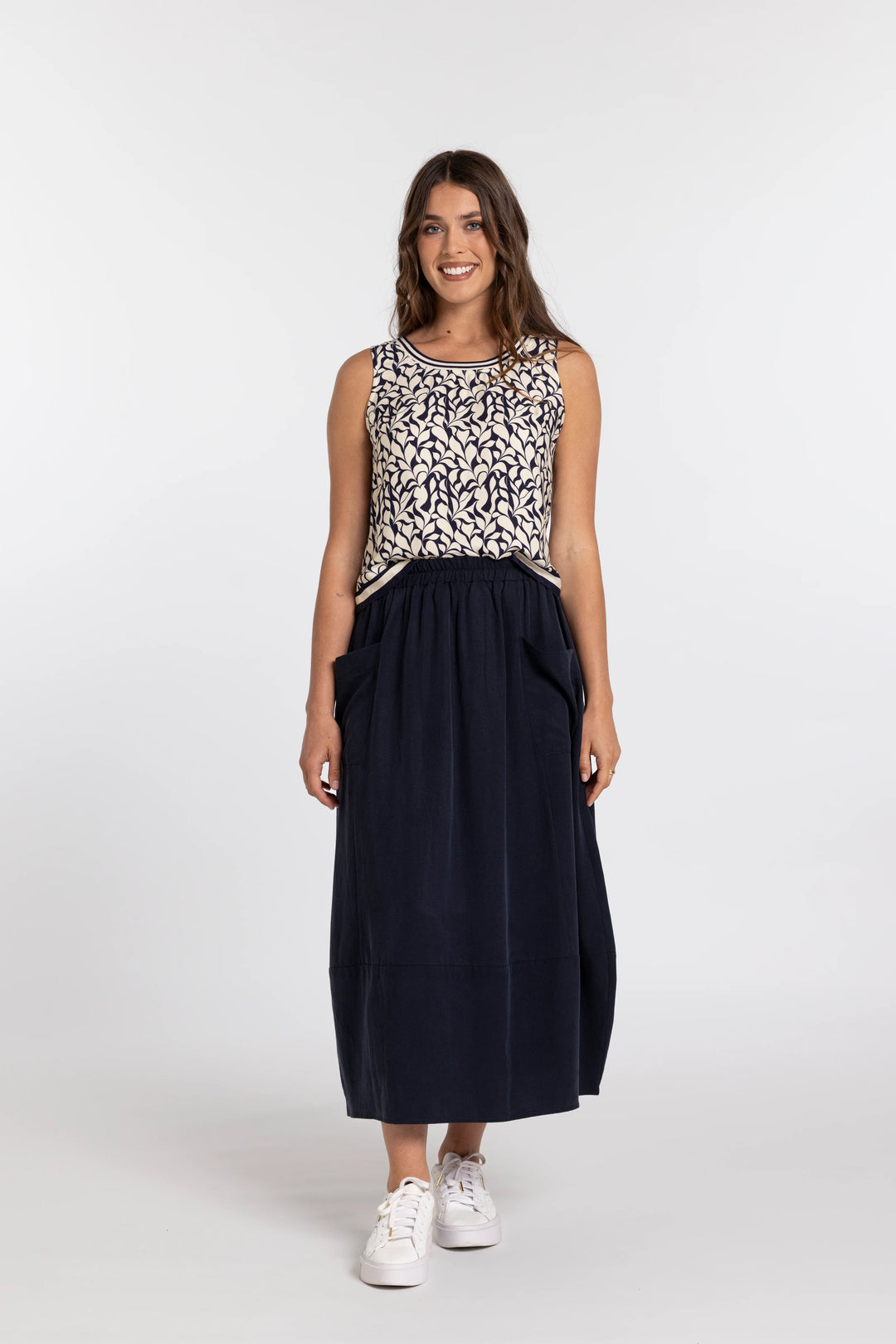 Trenley Skirt | Navy