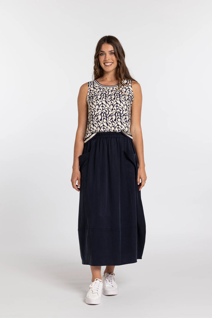 Trenley Skirt | Navy