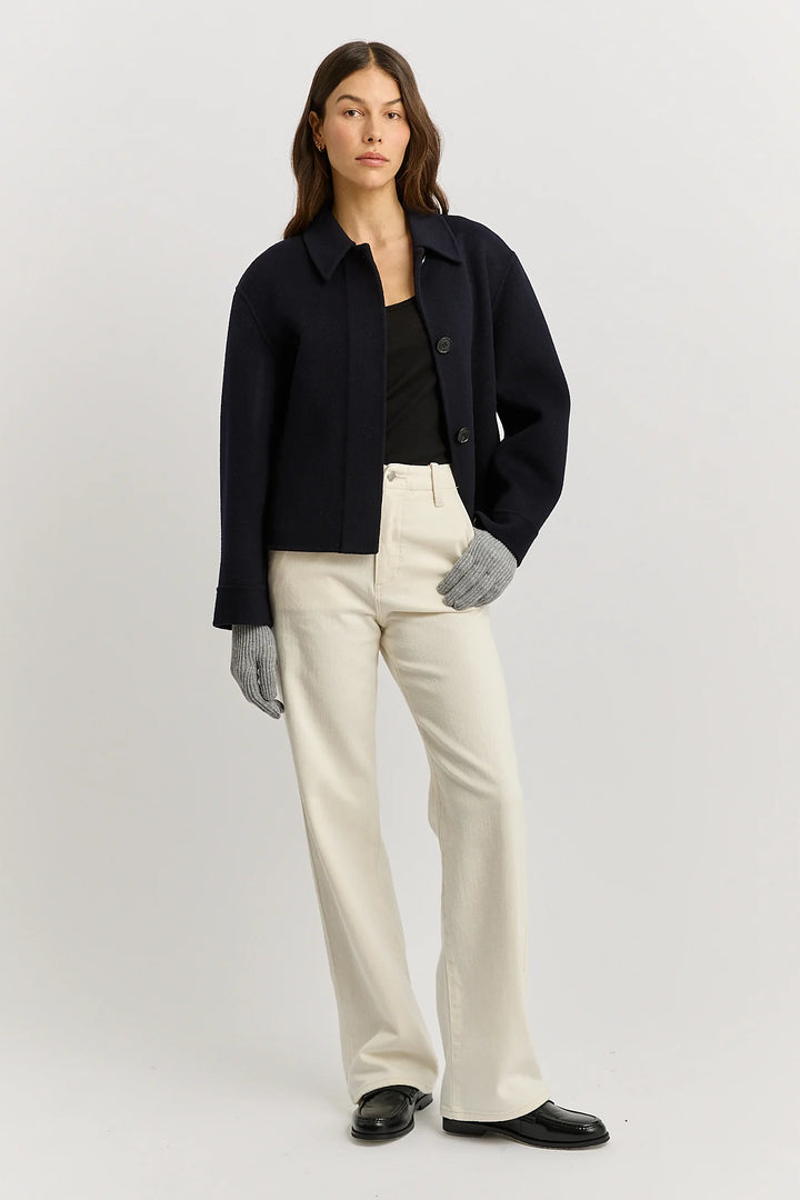 Fine Rib Glove | Light Ash