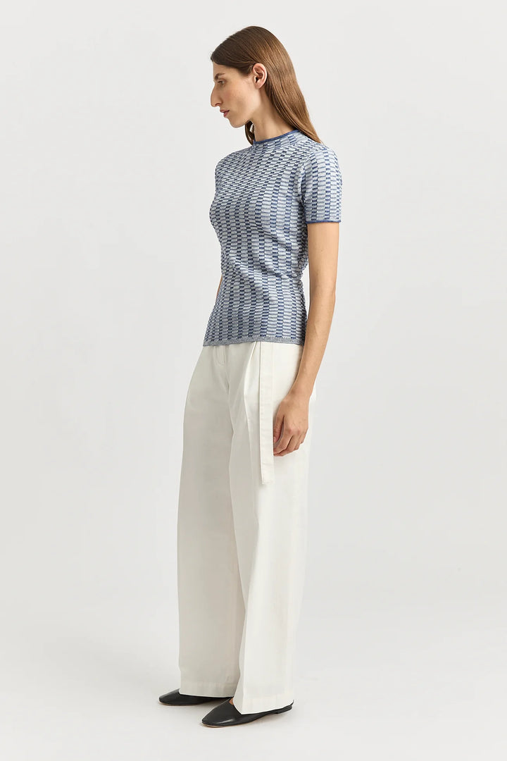 Surface Stitch Top | Marine