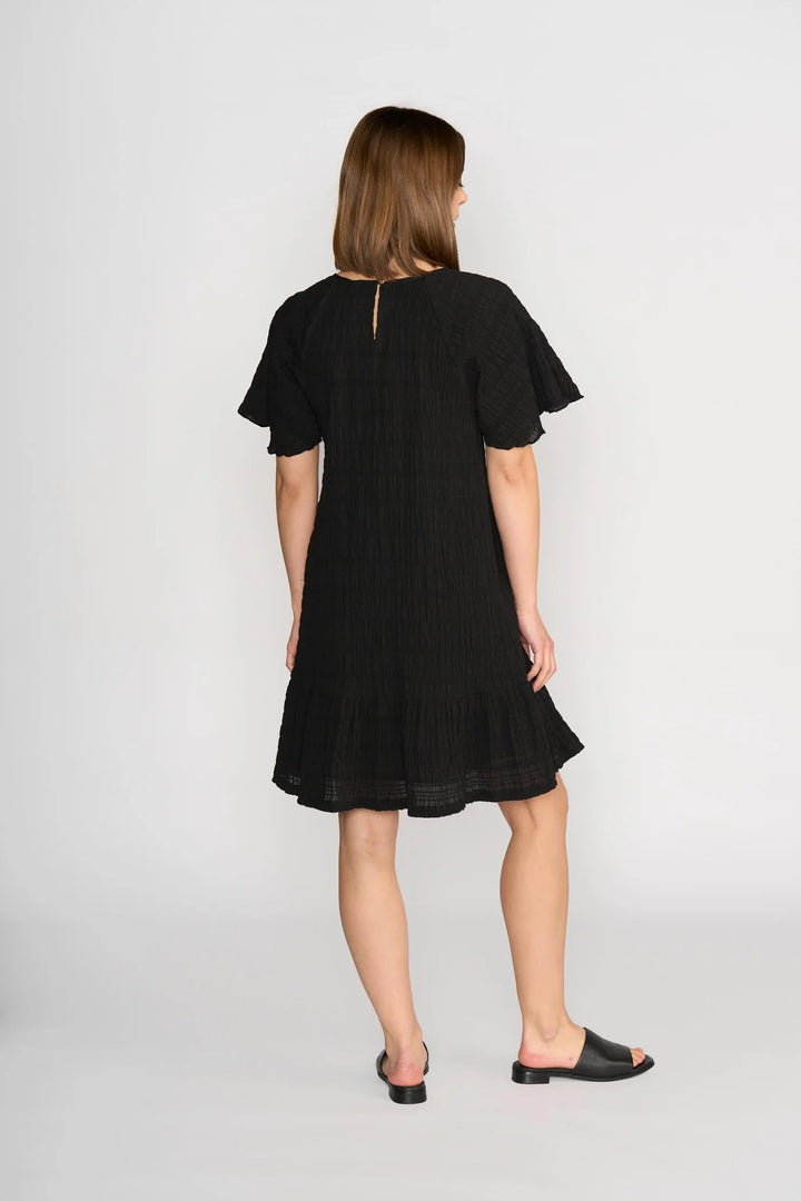 Eclipse Dress | Black Texture