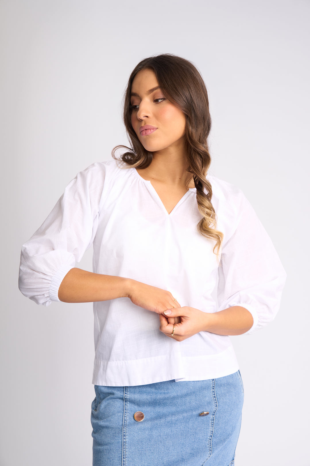 Avery Top | White