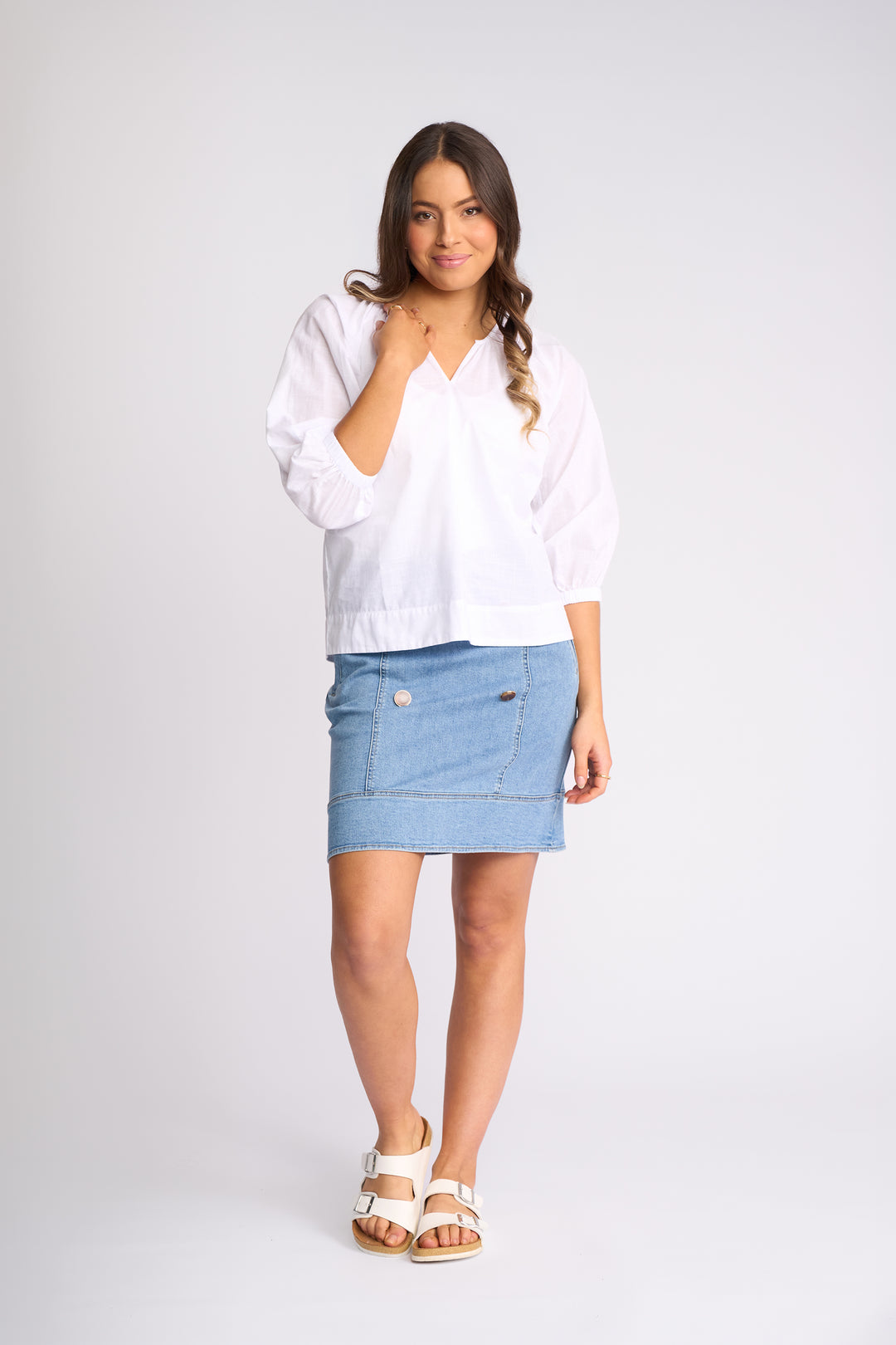 Avery Top | White
