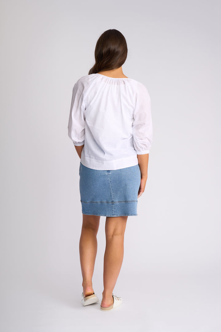 Avery Top | White
