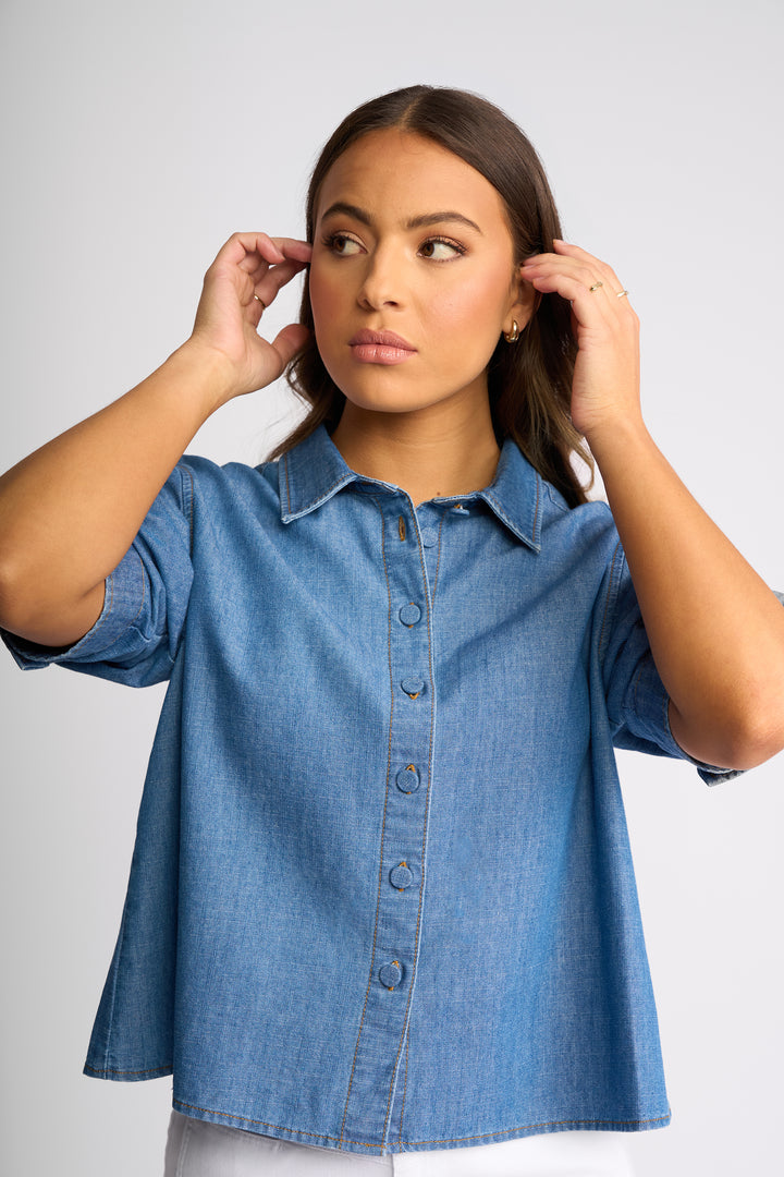 Titan Shirt | Washed Blue