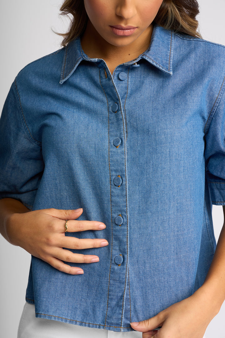 Titan Shirt | Washed Blue