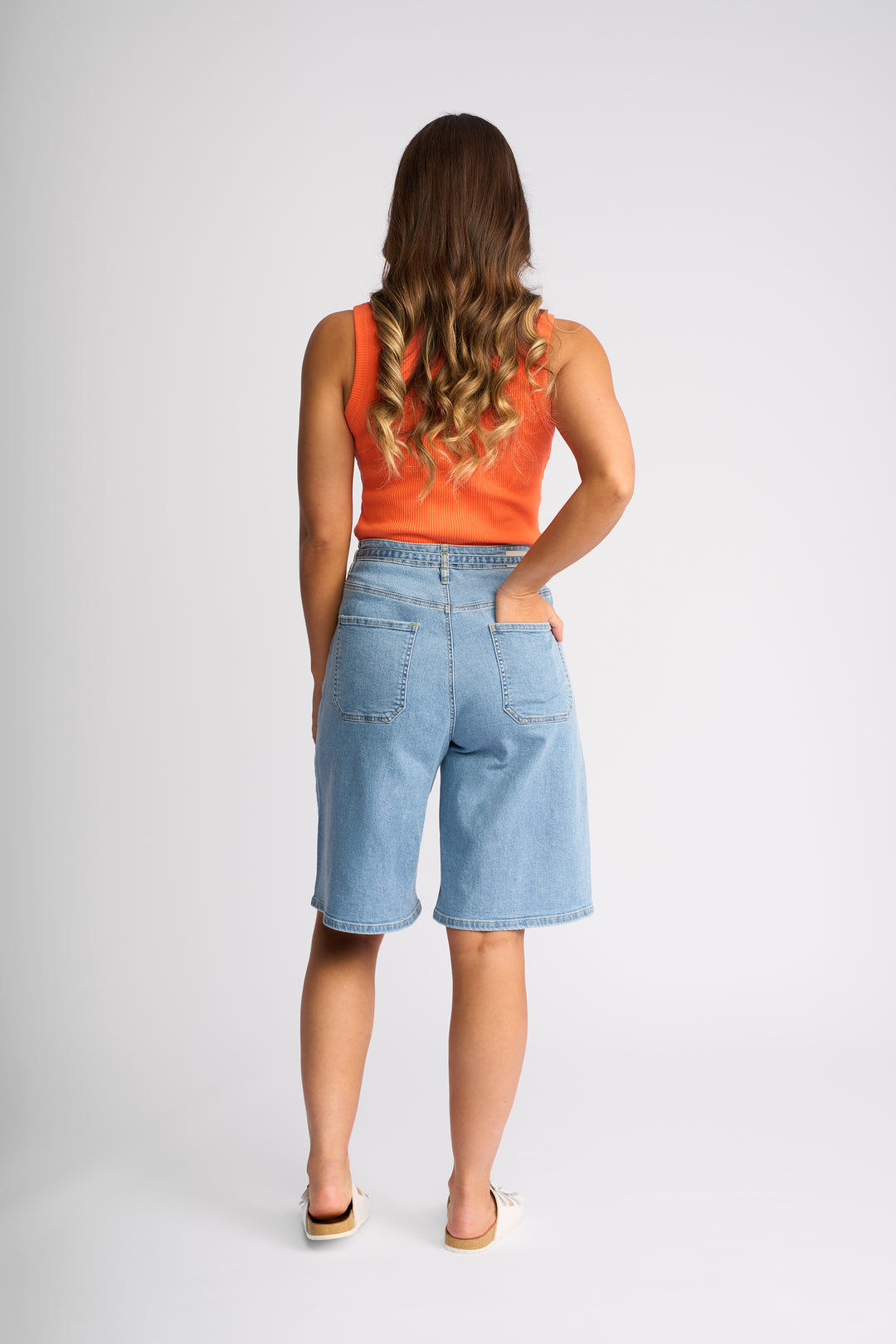 Zuri Short | Light Wash Denim