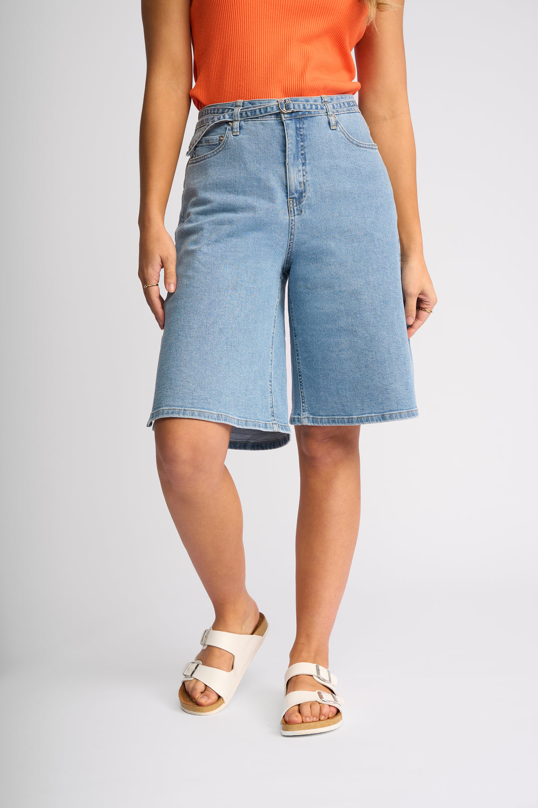 Zuri Short | Light Wash Denim