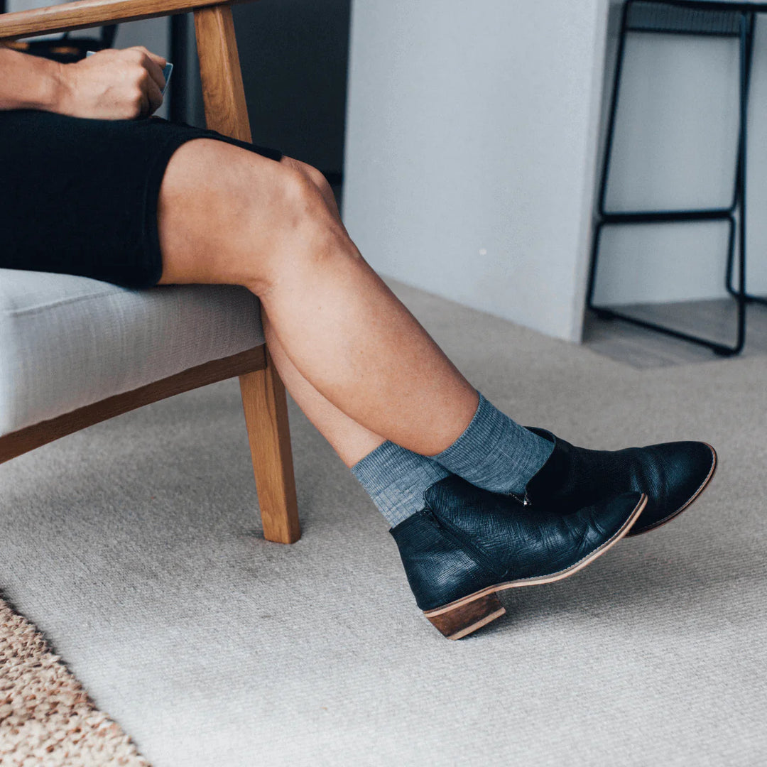 Woman Crew Sock | Grey