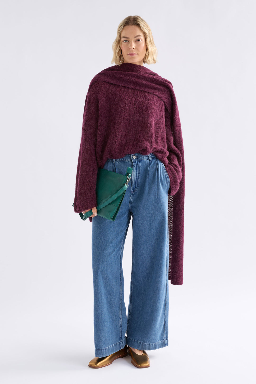 Agna Sweater | Merlot