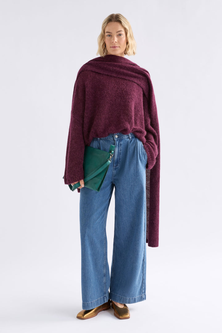 Agna Sweater | Merlot
