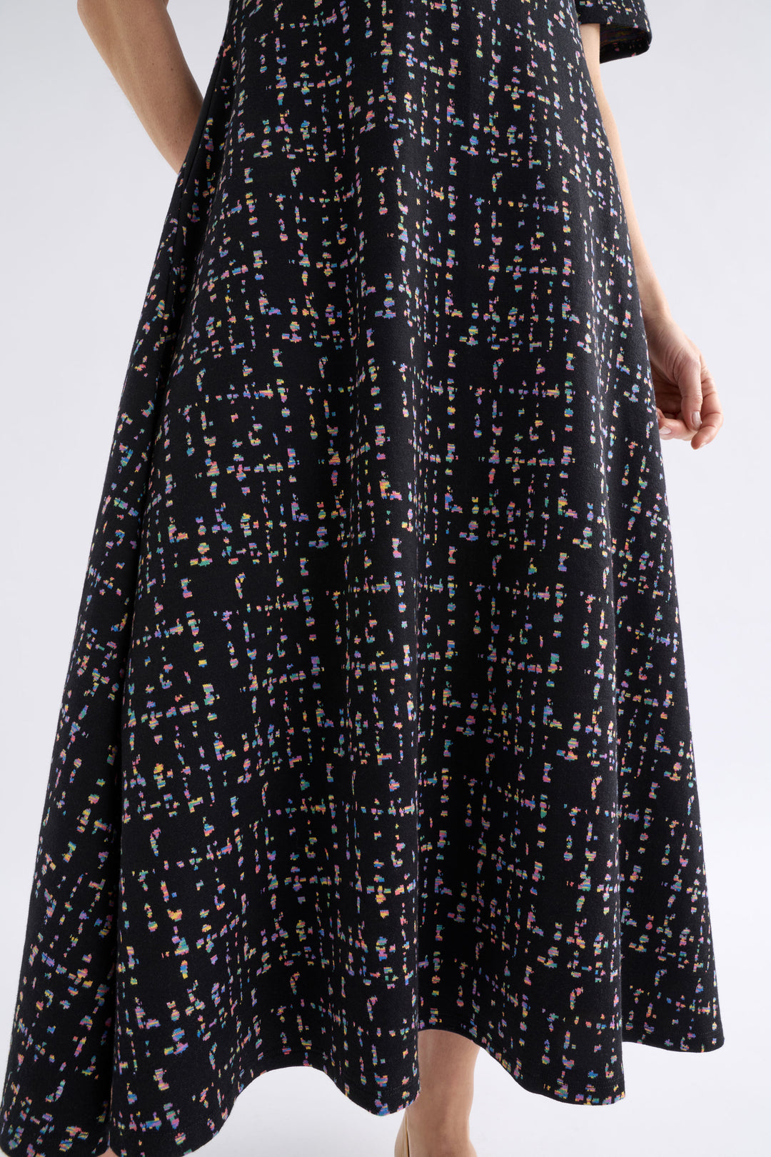 Mohr Long Dress | Black Multi