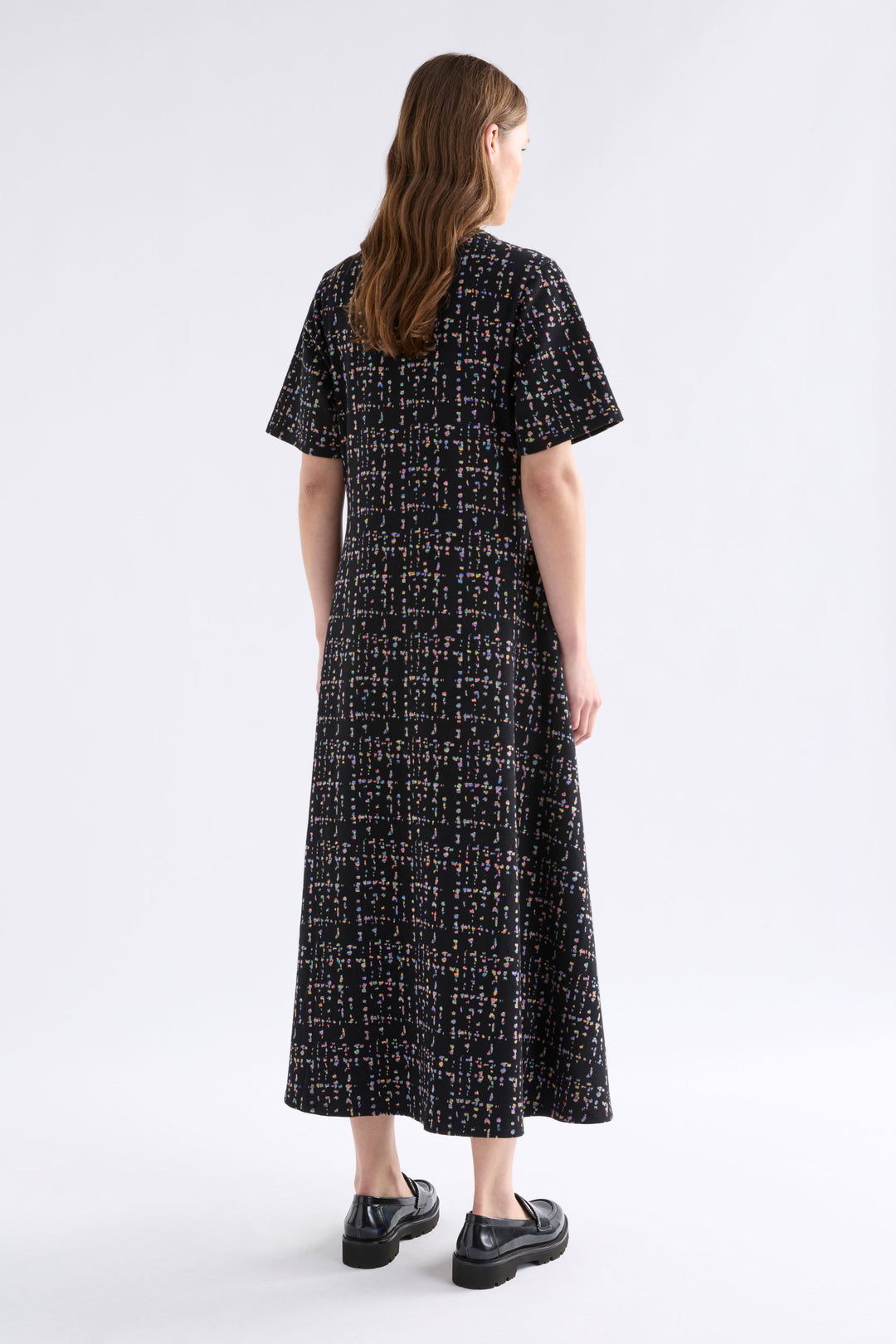 Mohr Long Dress | Black Multi
