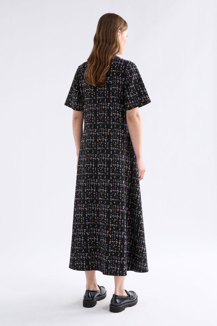 Mohr Long Dress | Black Multi