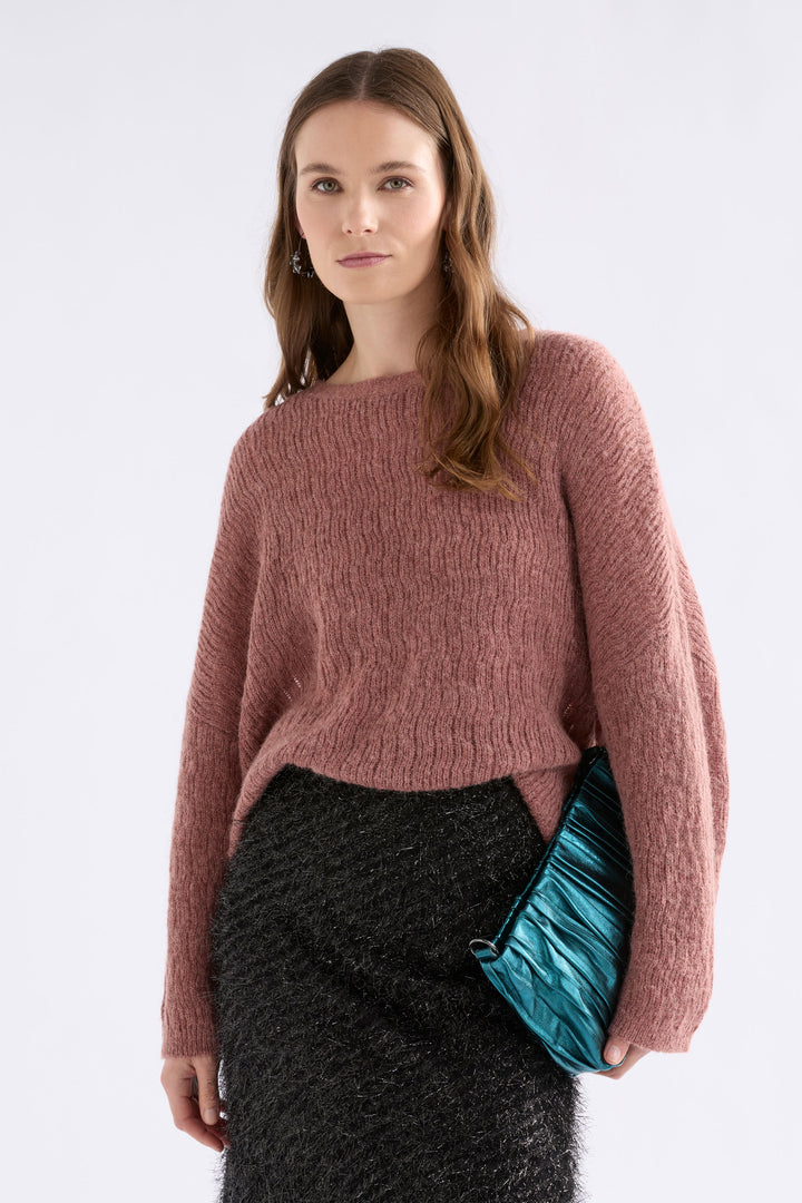 Agna Pattern Sweater | Rosewood