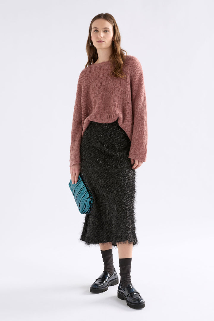 Agna Pattern Sweater | Rosewood