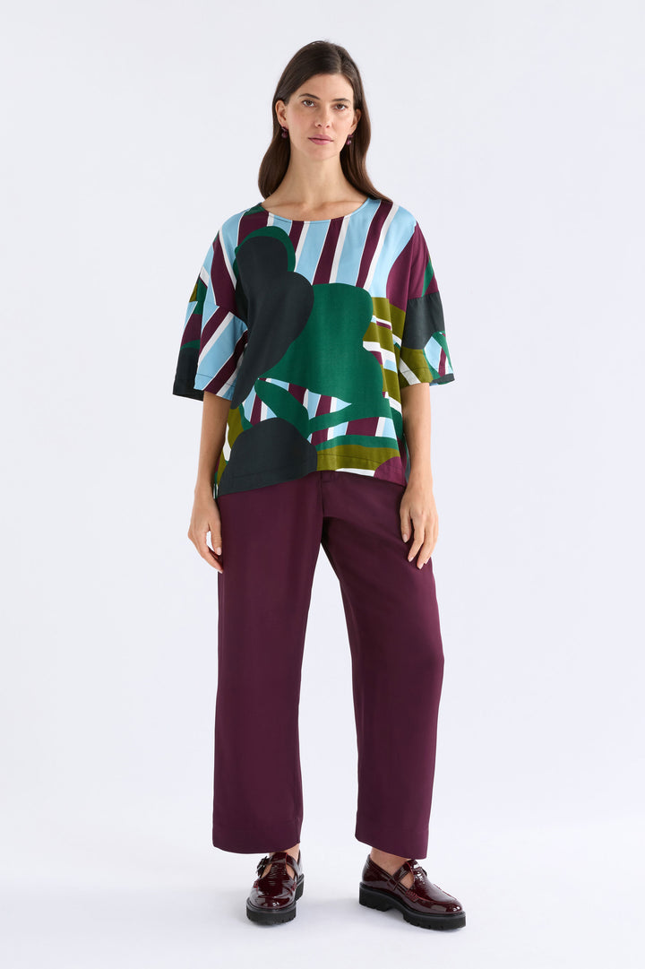 Kobaii Top | Stribe Print