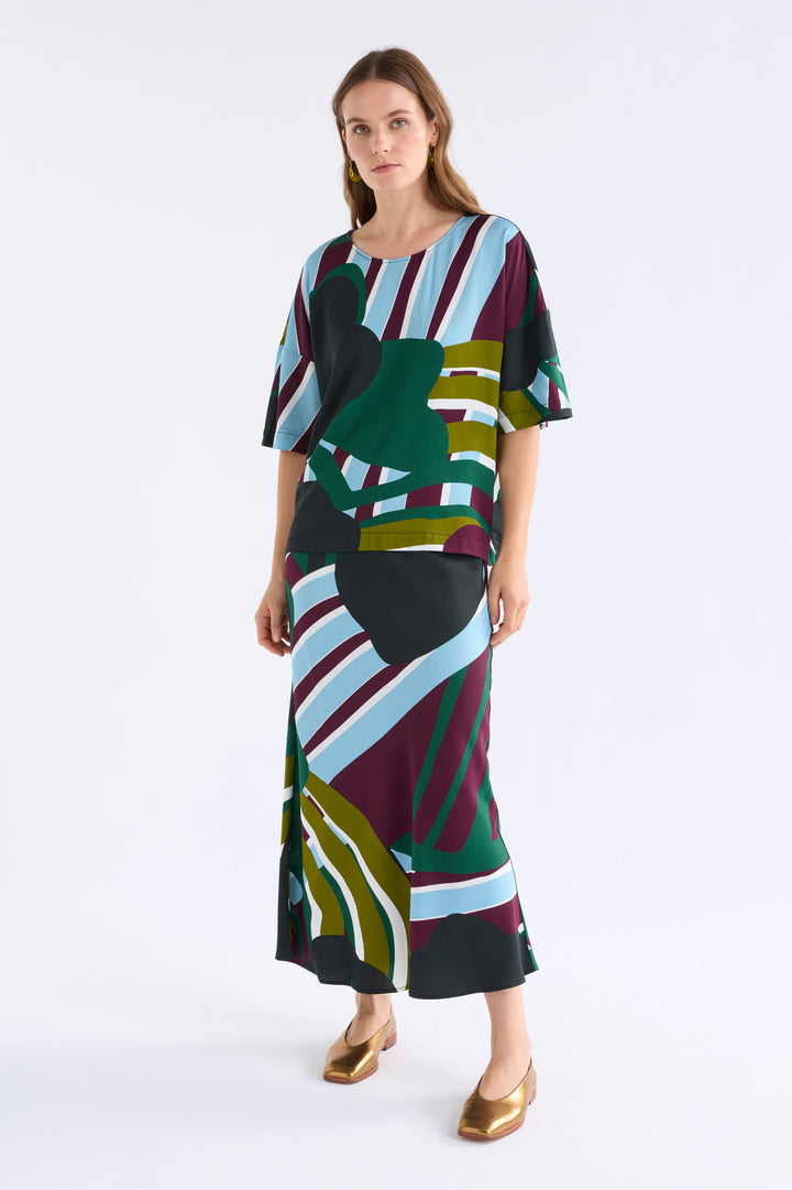 Kobaii Top | Stribe Print