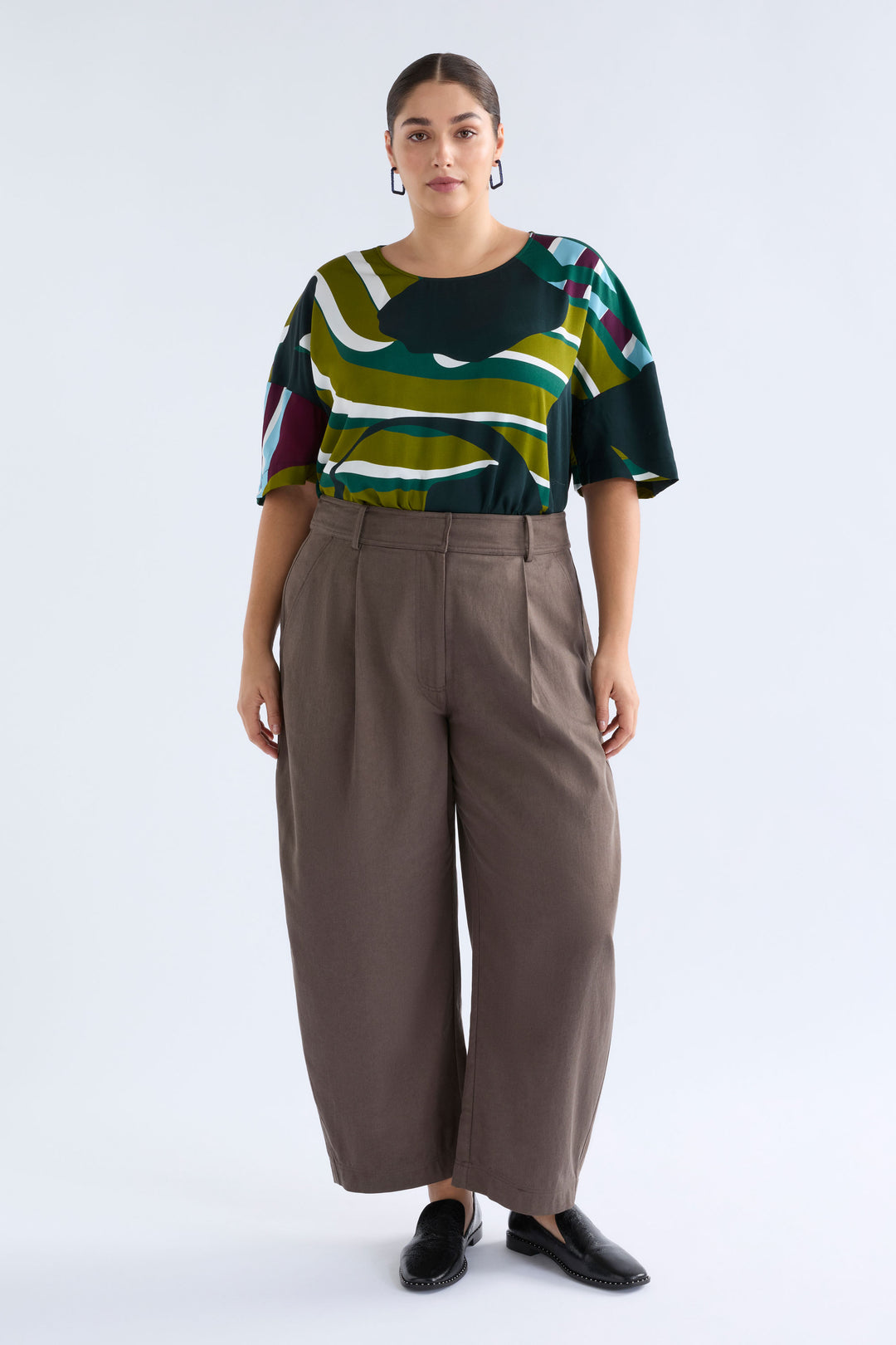 Kobaii Top | Stribe Print